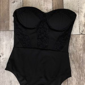 Bustier body suit